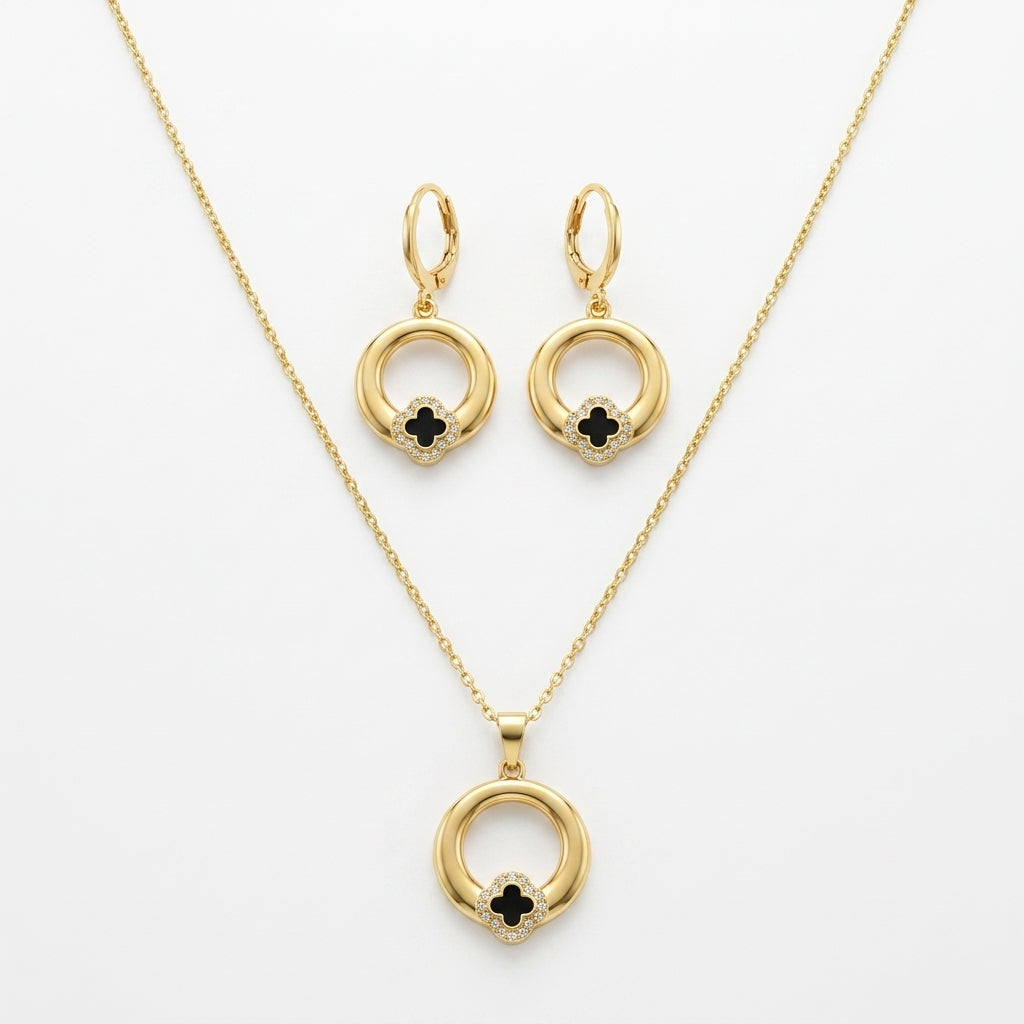 aria clover jewelry set