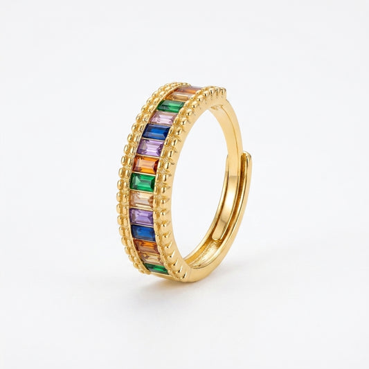 Aurora Baguette Ring