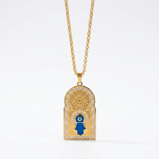 Layal Hamsa Necklace