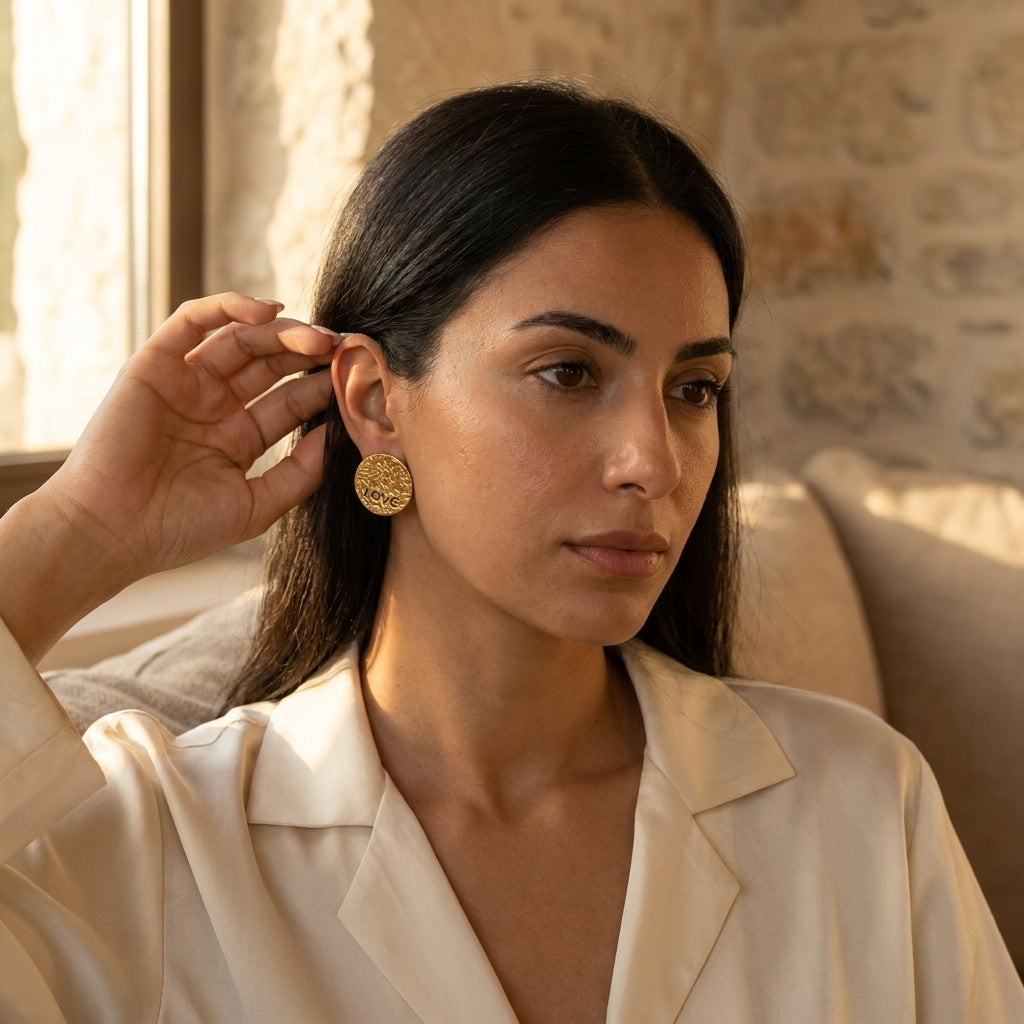 hana stud earrings