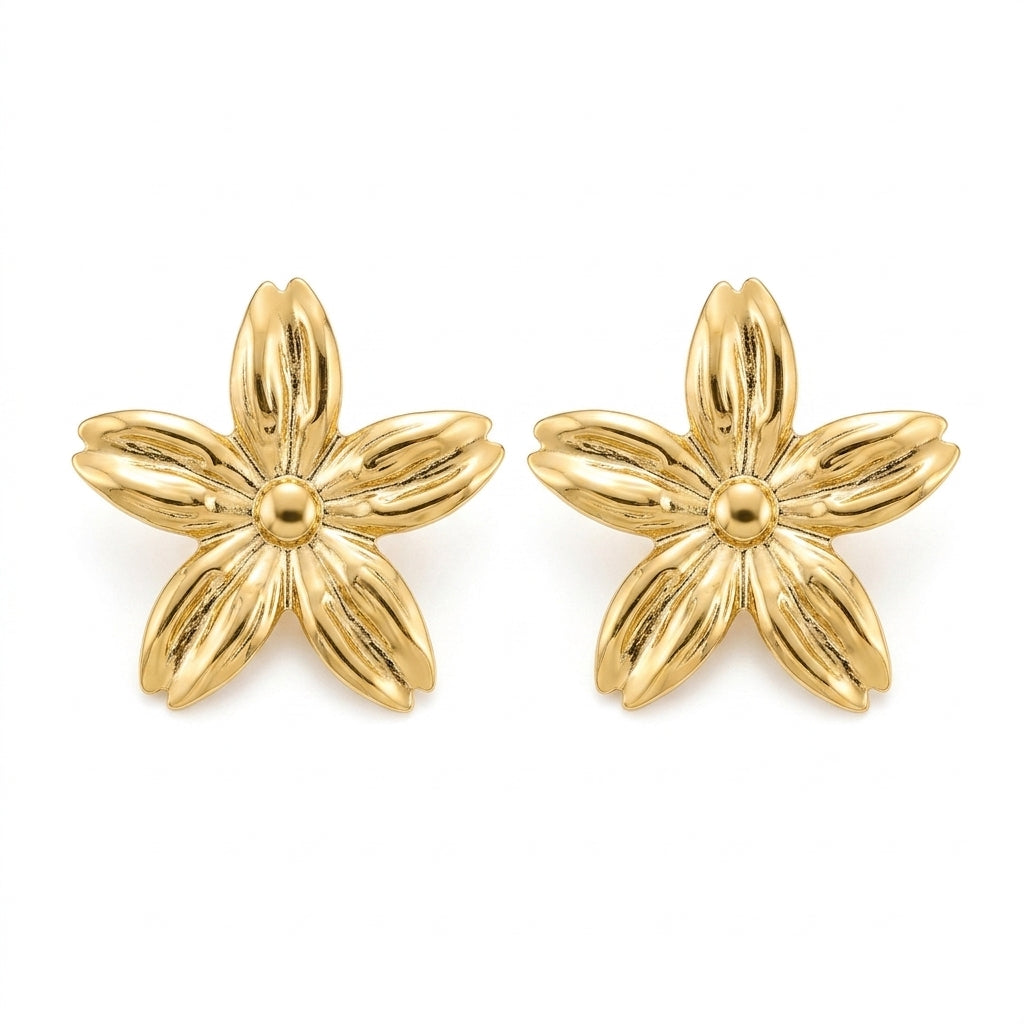 jade stud earrings