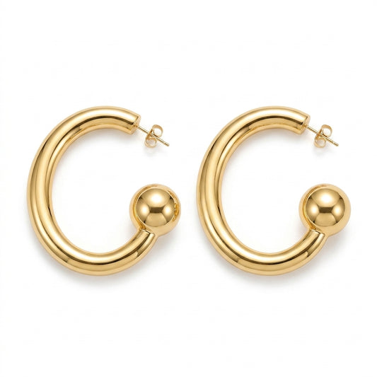 Estelle Hoop Earrings