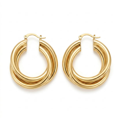 Ines Hoop Earrings