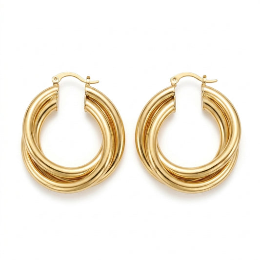 Ines Hoop Earrings