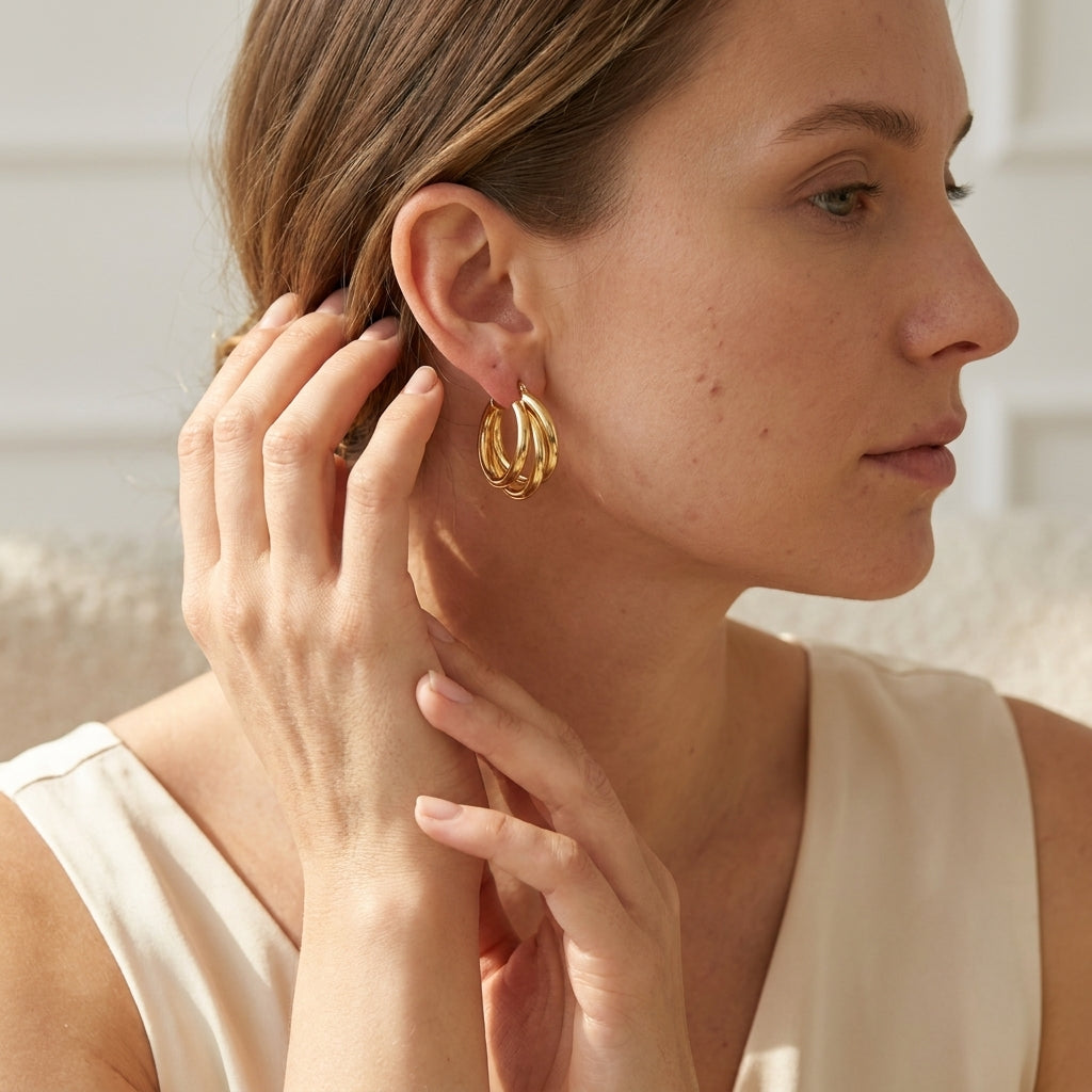 ines hoop earrings
