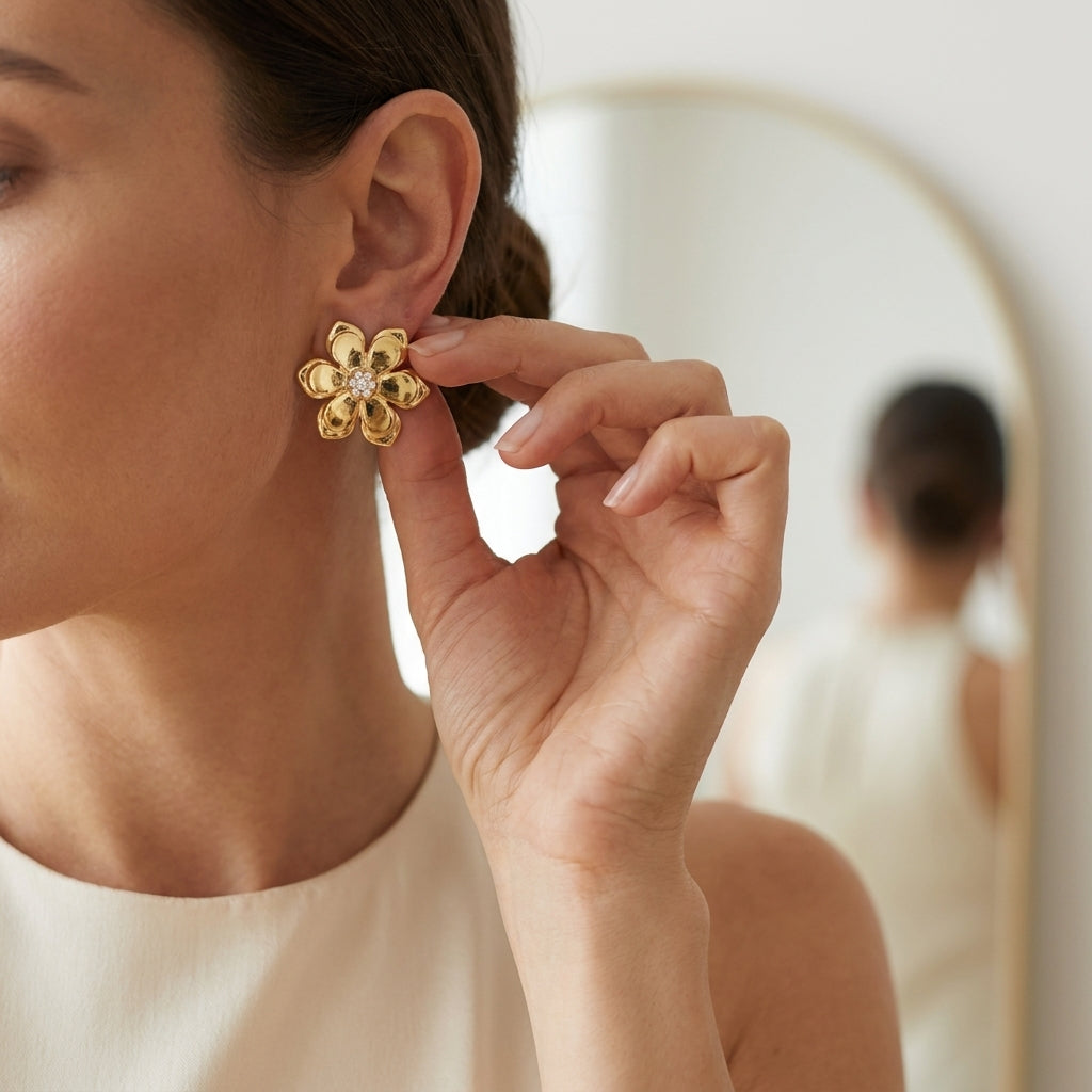 lena stud earrings