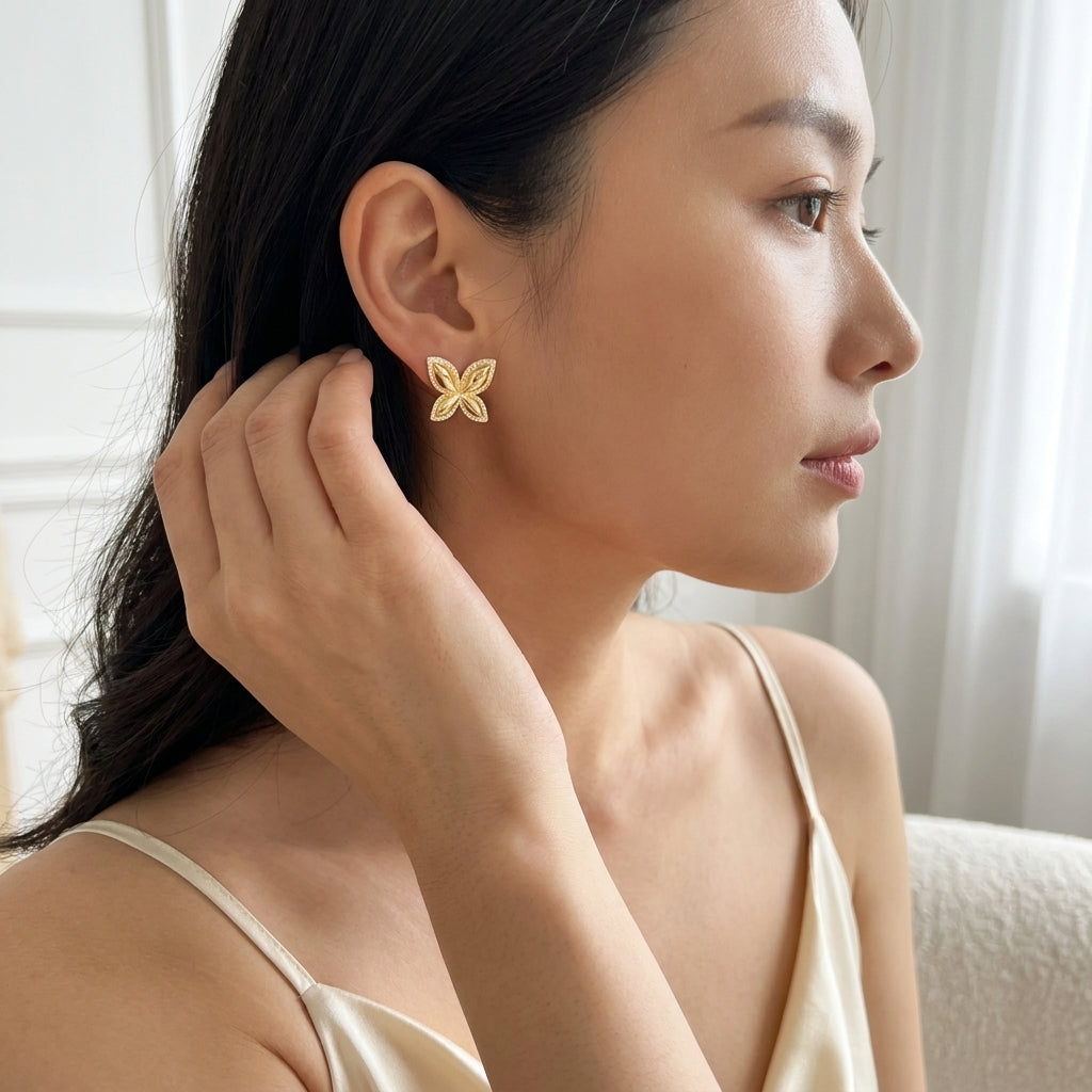 carmen butterfly earrings