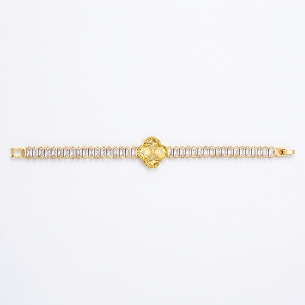 sana clover bracelet