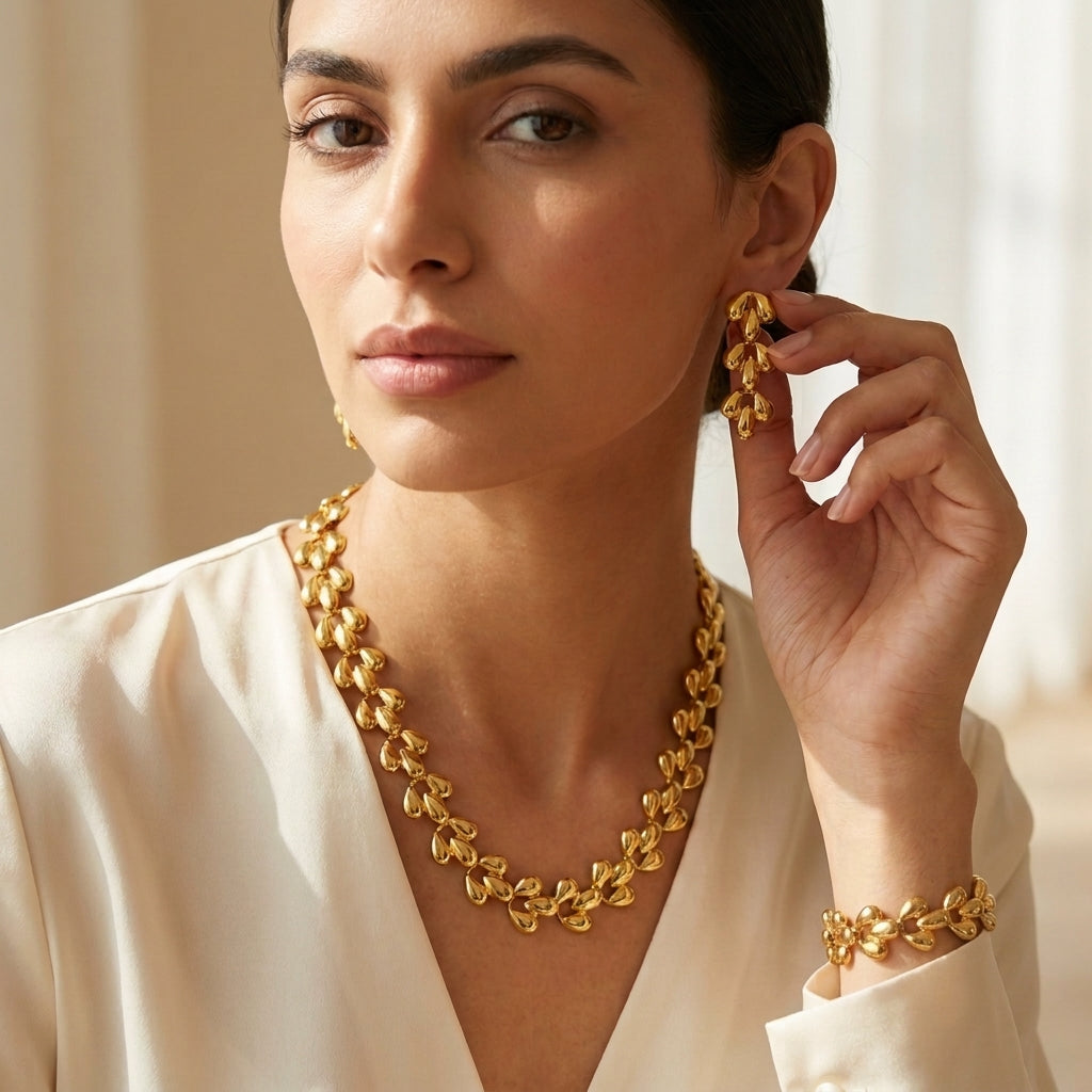 noor drop parure