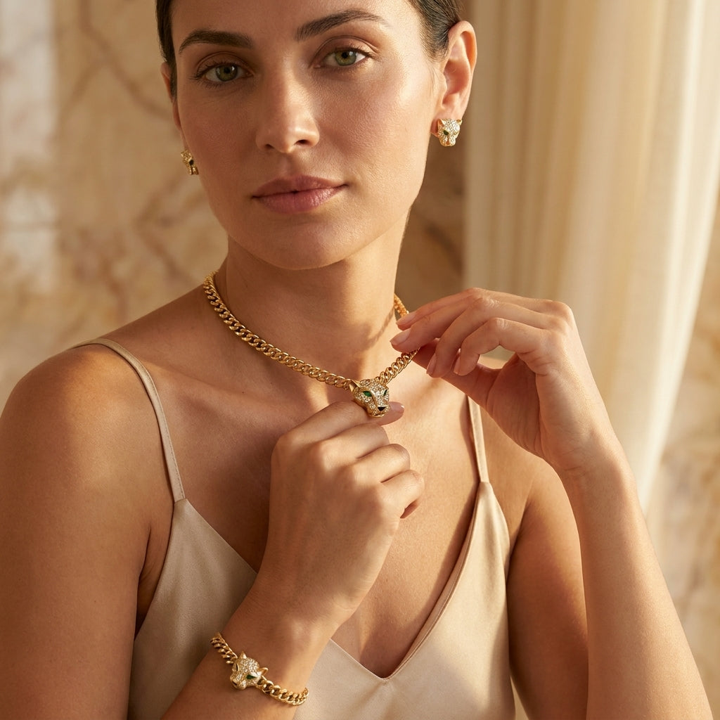 panthère éclat jewelry set