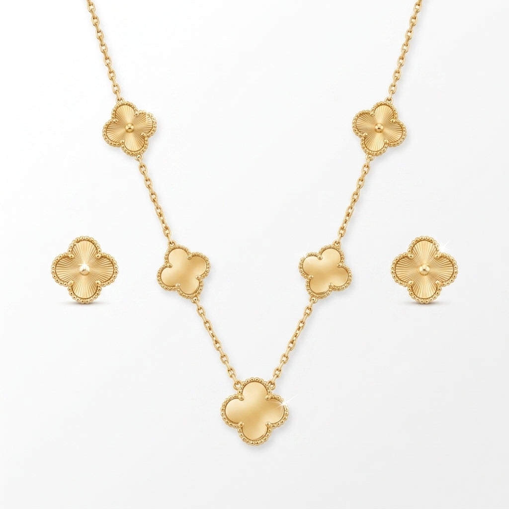 ivory clover set