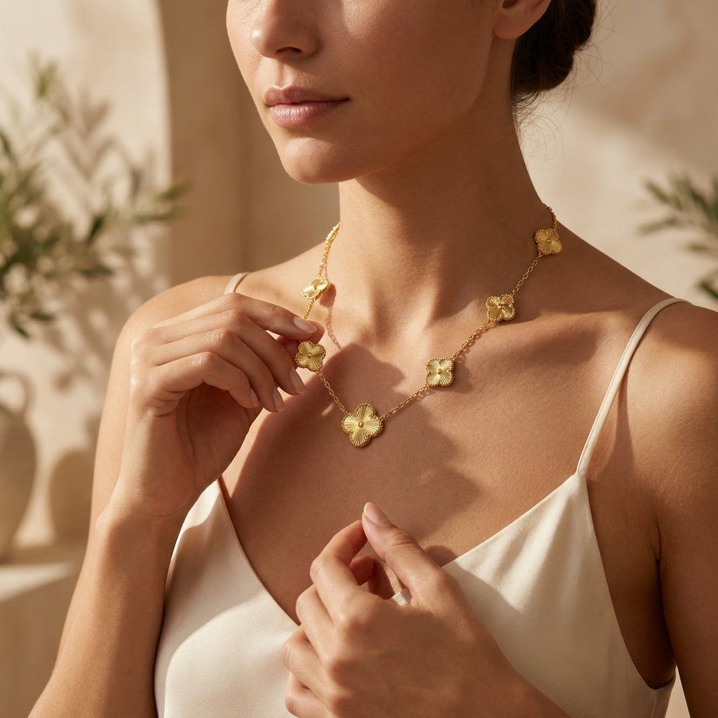 ivory clover set