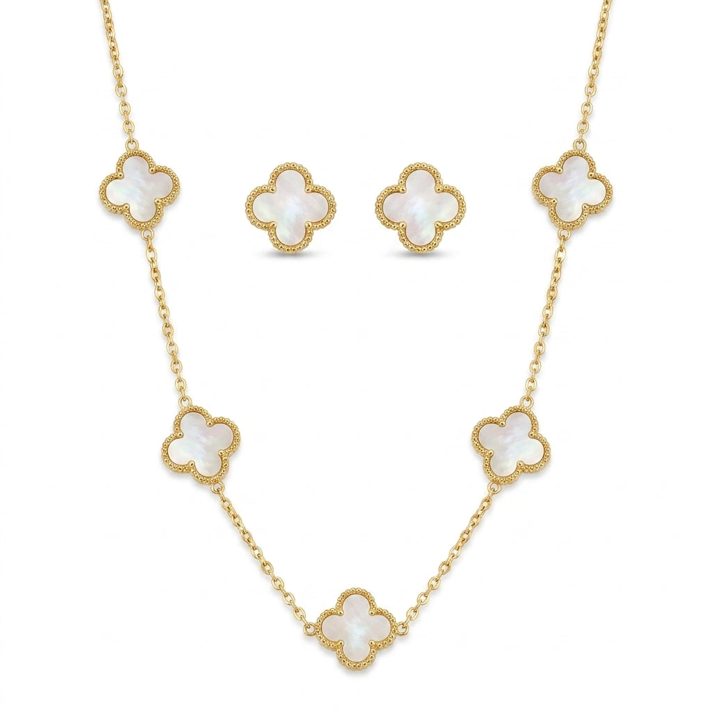 ivory clover set